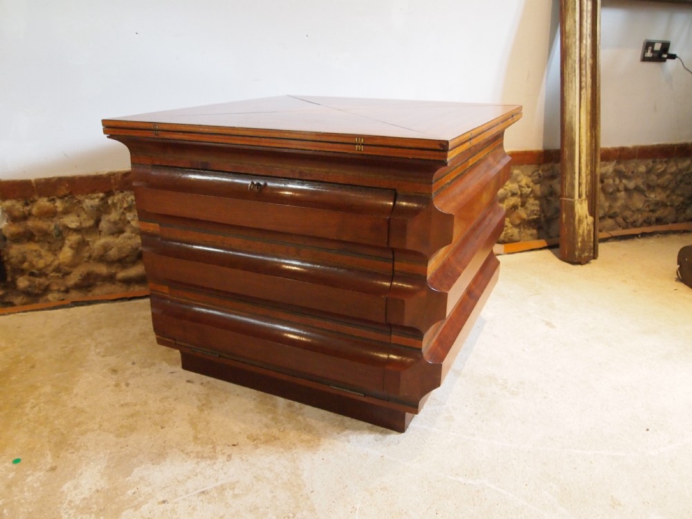 Table coffee games table stunning made by A Culley c1930 View XI