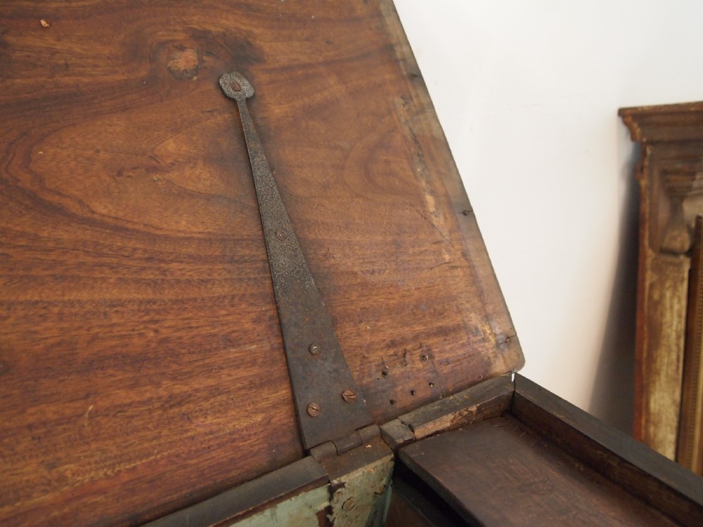 Chest trunk rare Seamans sailors chest Camphor wood c1800 View XIII