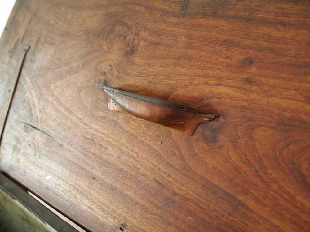 Chest trunk rare Seamans sailors chest Camphor wood c1800 View XIV