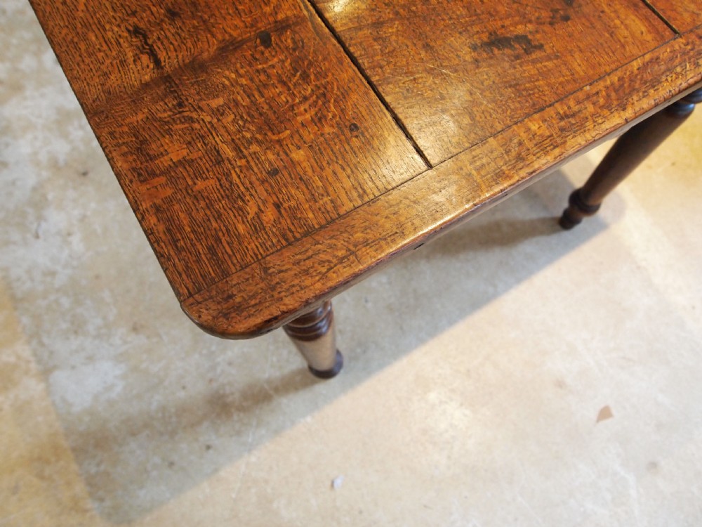 Table rare stunning farmhouse refectory English Oak c1820 View X