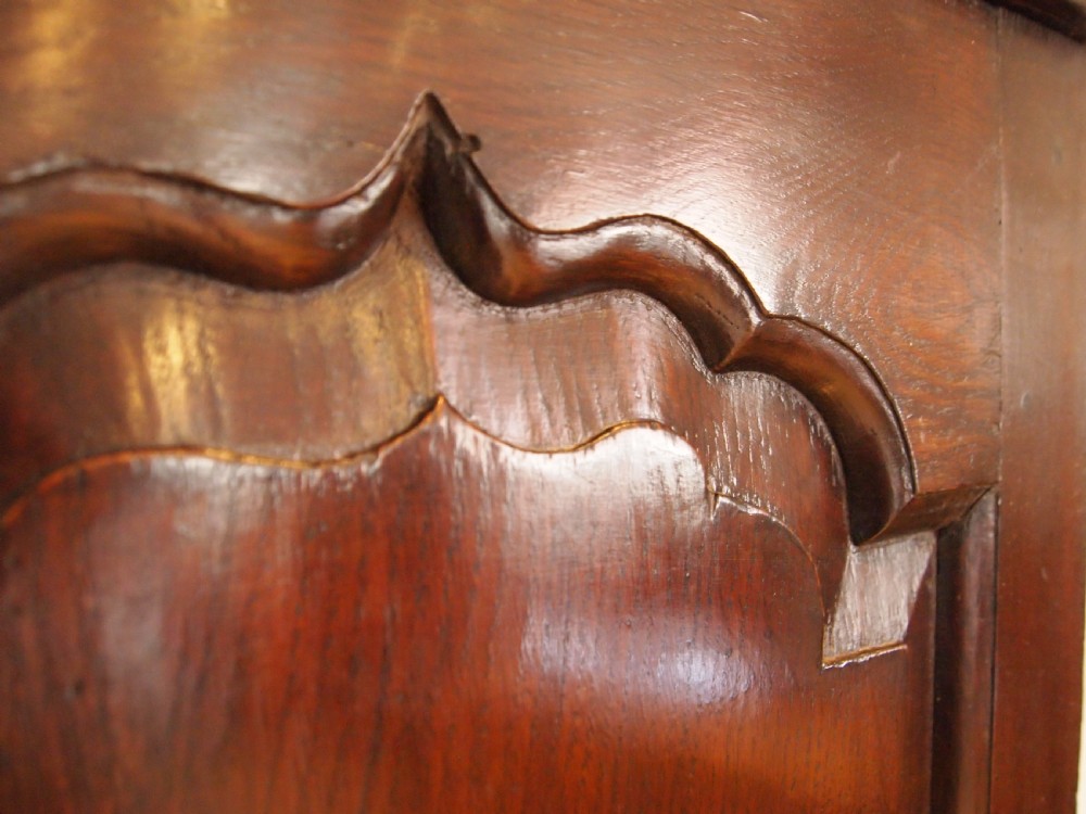 Cupboard rare George I Oak spice cupboard c1720 View IV