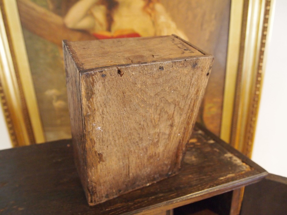 Cupboard rare George I Oak spice cupboard c1720 View VII