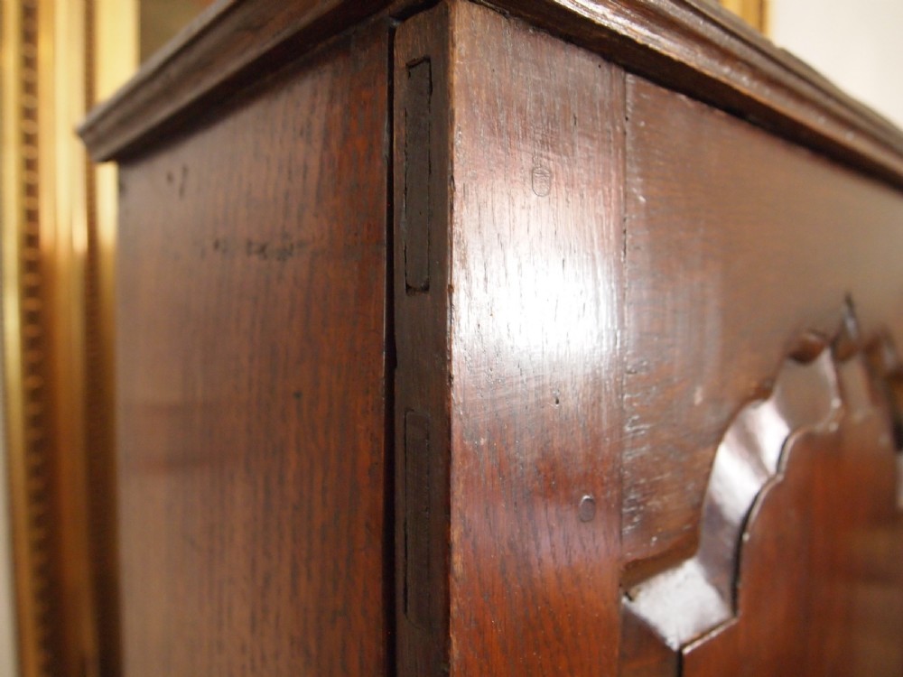 Cupboard rare George I Oak spice cupboard c1720 View VIII