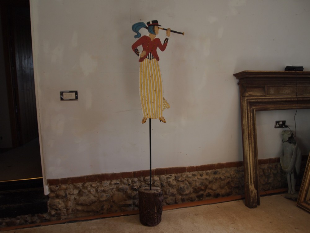 Weather vane stunning polychrome painted folk art c1900 View VI
