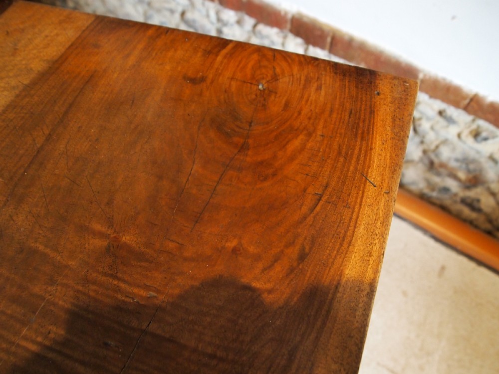 Table rare French Bretagne refectory farmhouse dining Walnut c1890 View VIII
