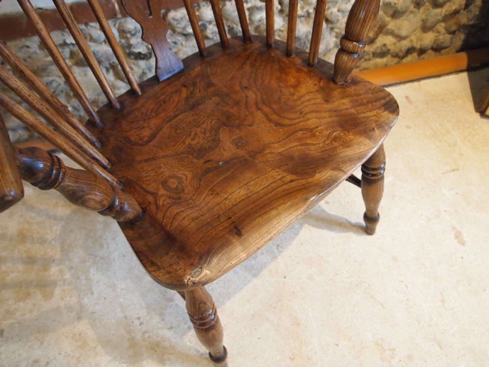 Chair outstanding Windsor Ash Elm armchair c1840 View II