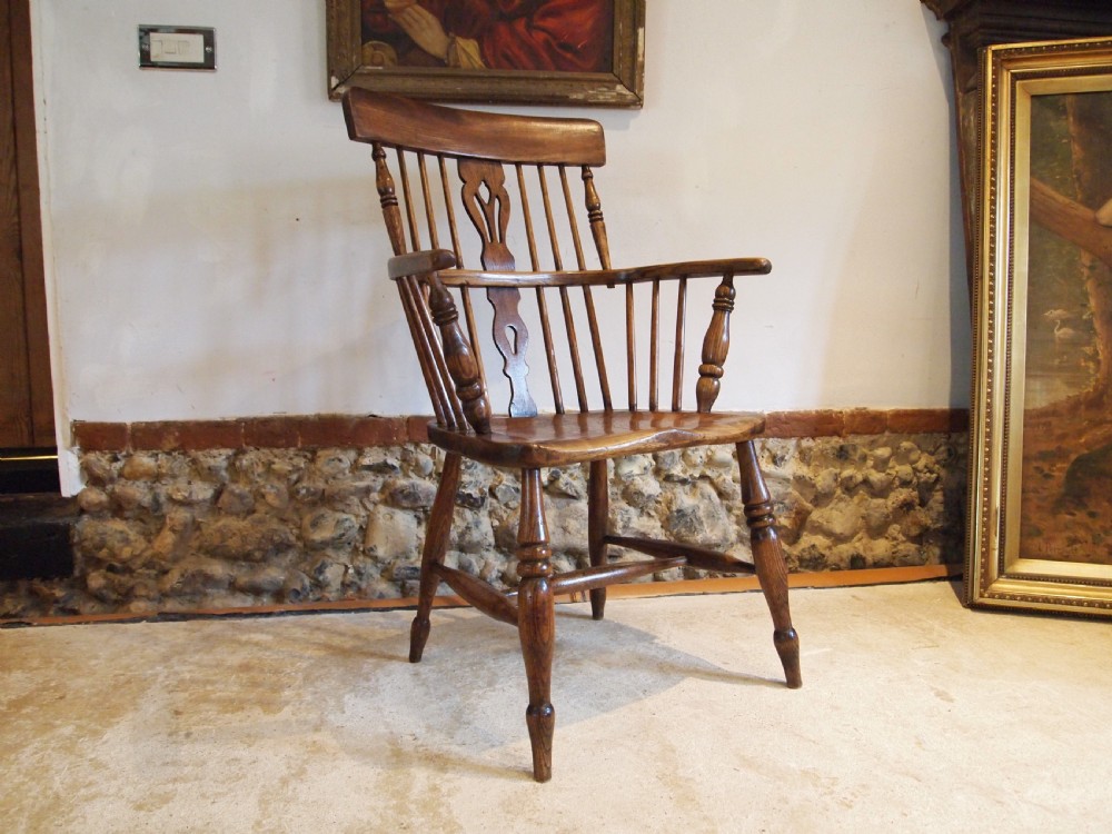 Chair outstanding Windsor Ash Elm armchair c1840 View VIII