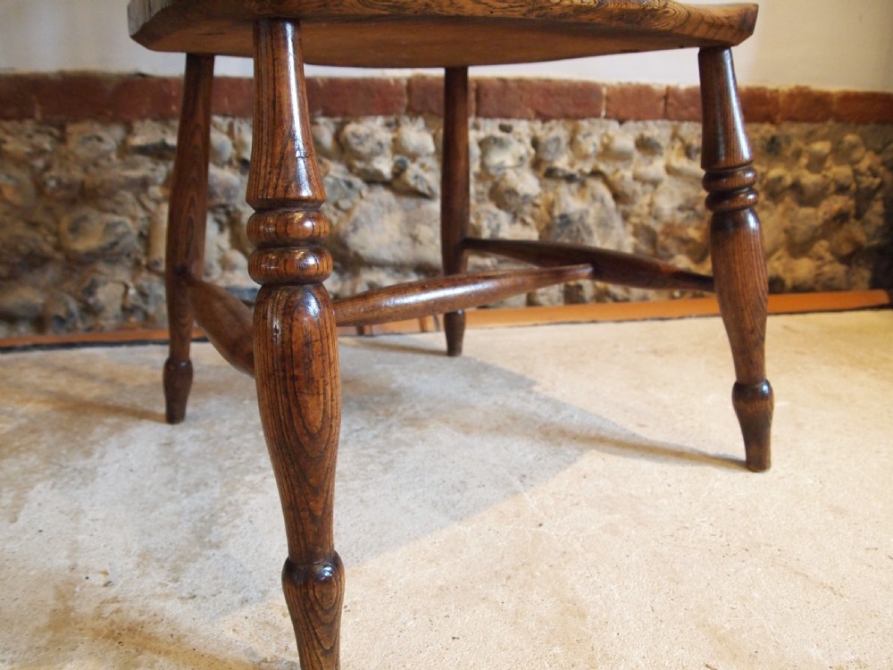 Chair outstanding Windsor Ash Elm armchair c1840 View IX