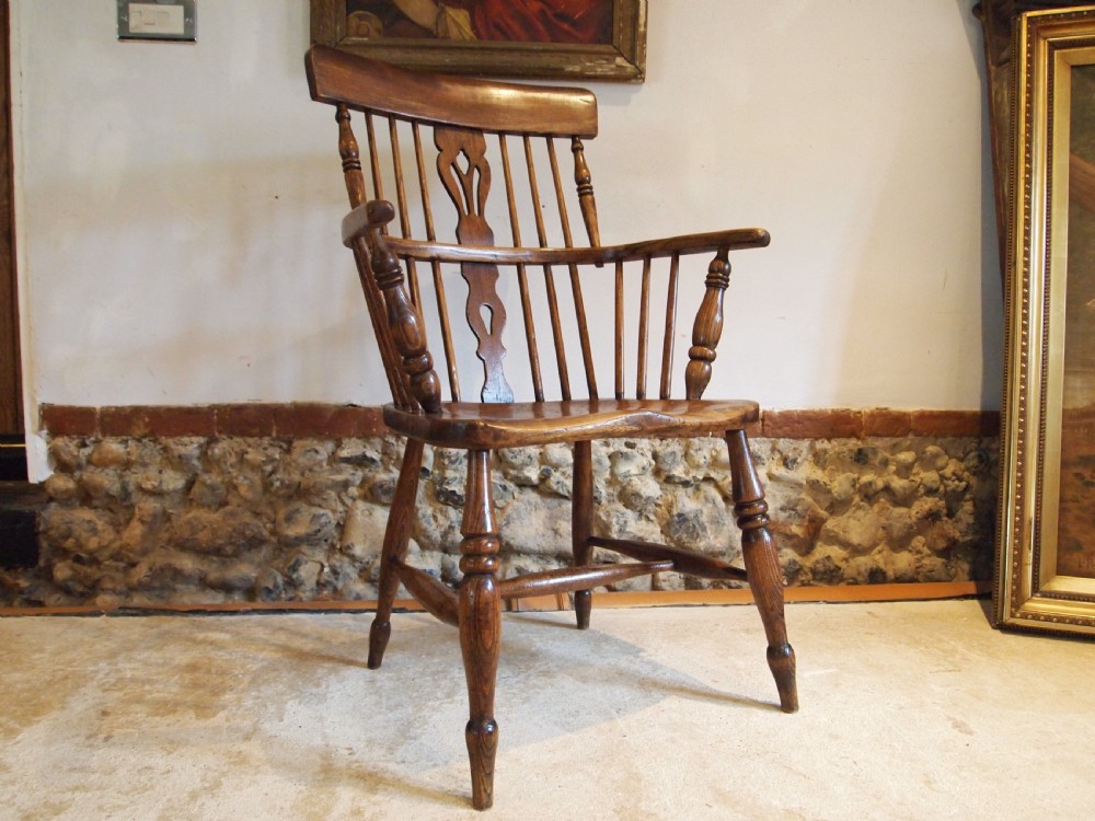 Chair outstanding Windsor Ash Elm armchair c1840 View XI