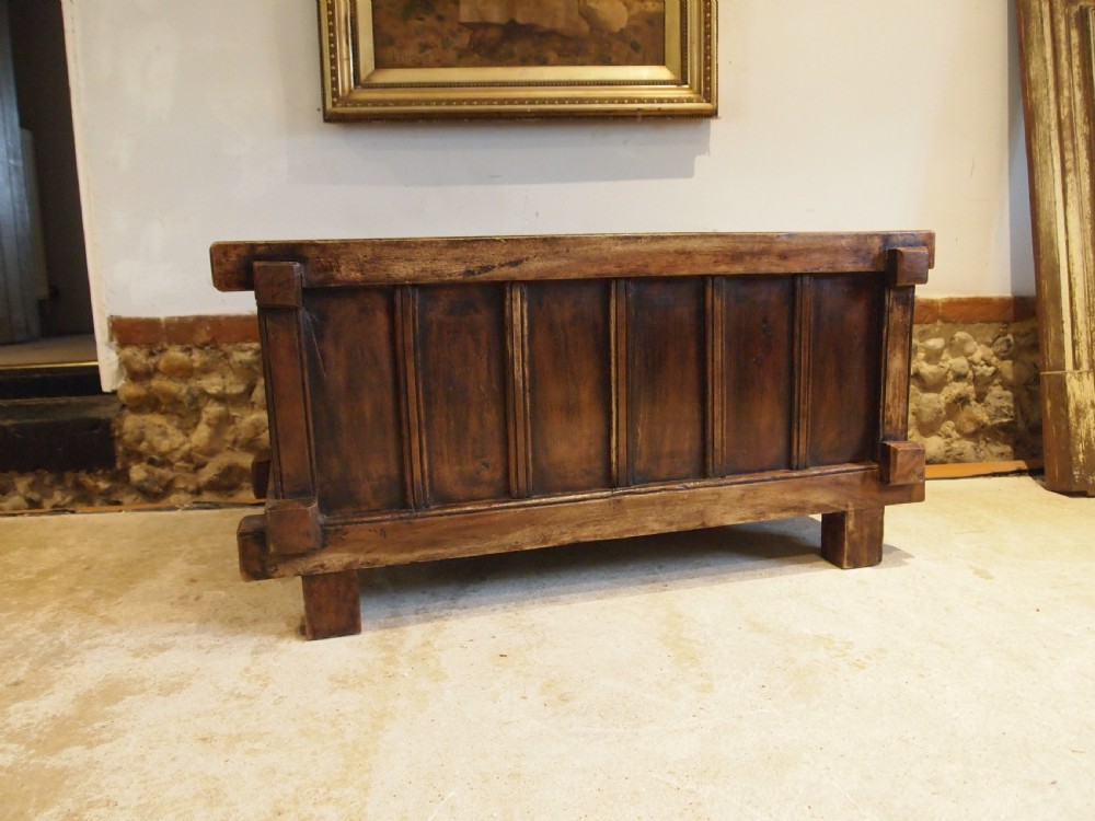 Chest trunk Rajasthani Teak c1900 View III