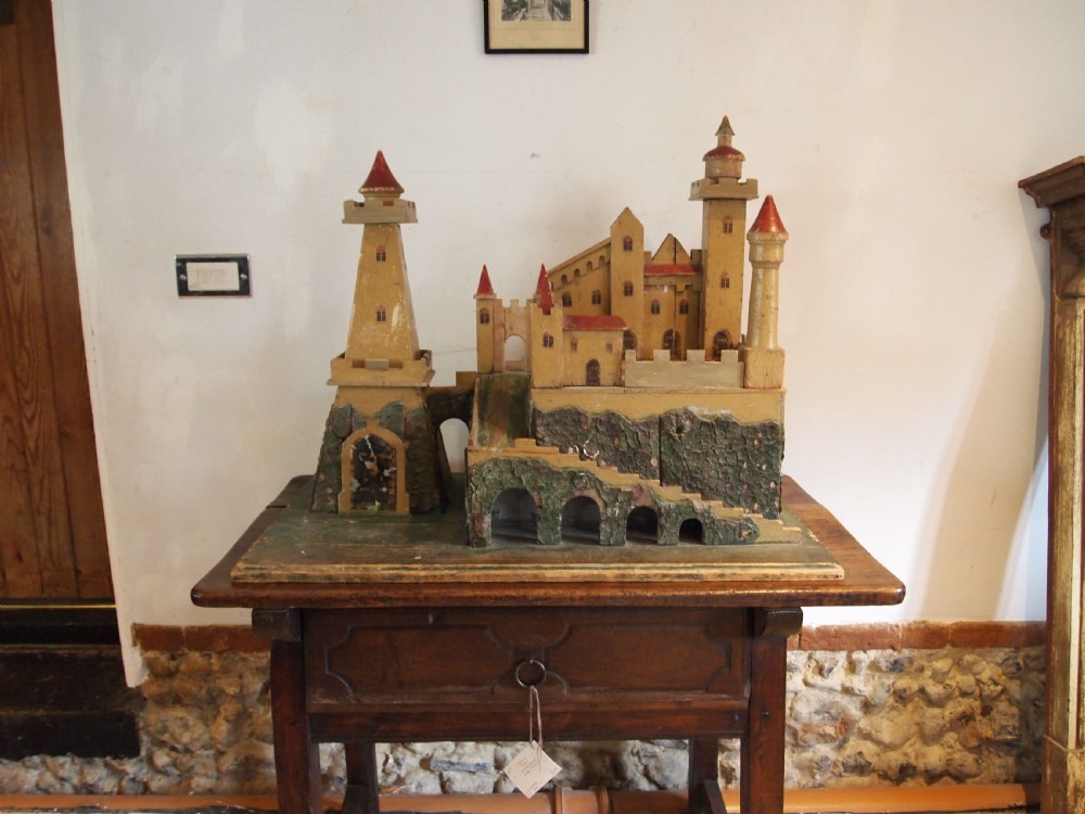 Castle Victorian period Folk art German scratch built c1880 View II