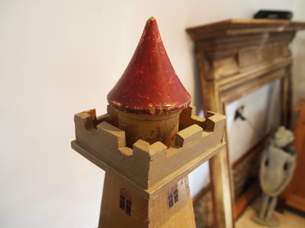 Castle Victorian period Folk art German scratch built c1880 View IV