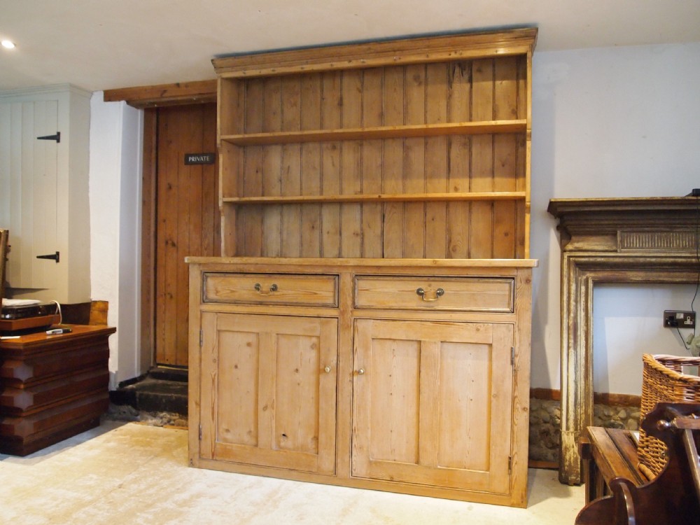 Dresser sideboard stunning Victorian Pine c1850 View II