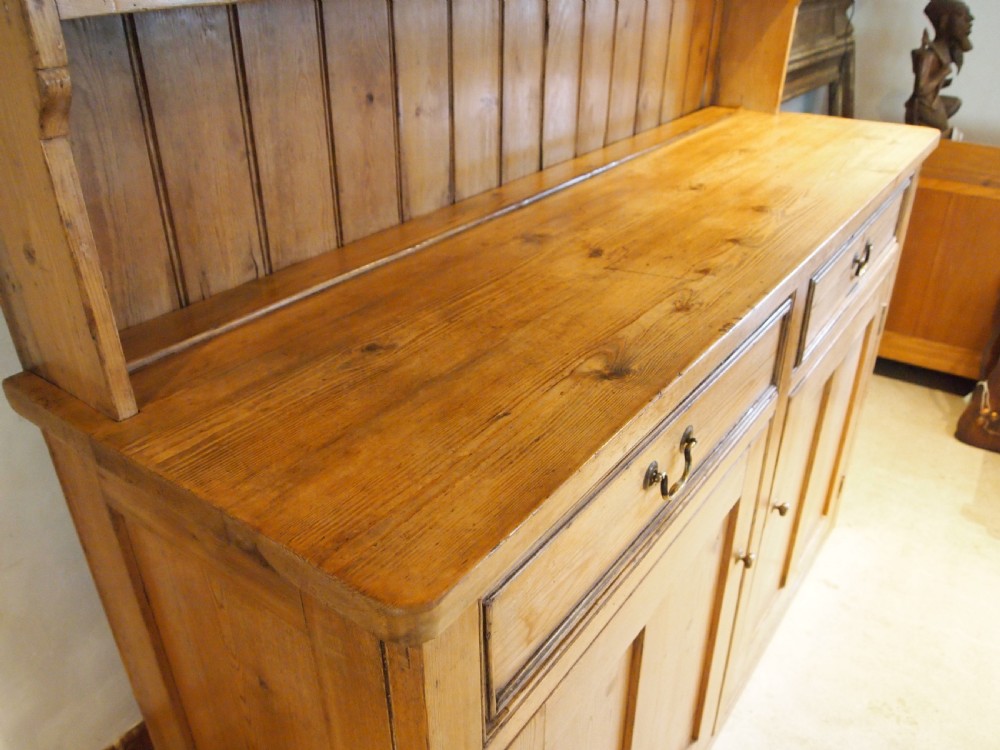 Dresser sideboard stunning Victorian Pine c1850 View VI
