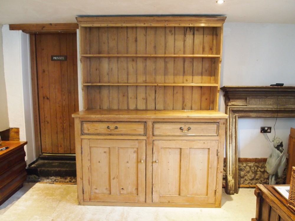 Dresser sideboard stunning Victorian Pine c1850 View VIII