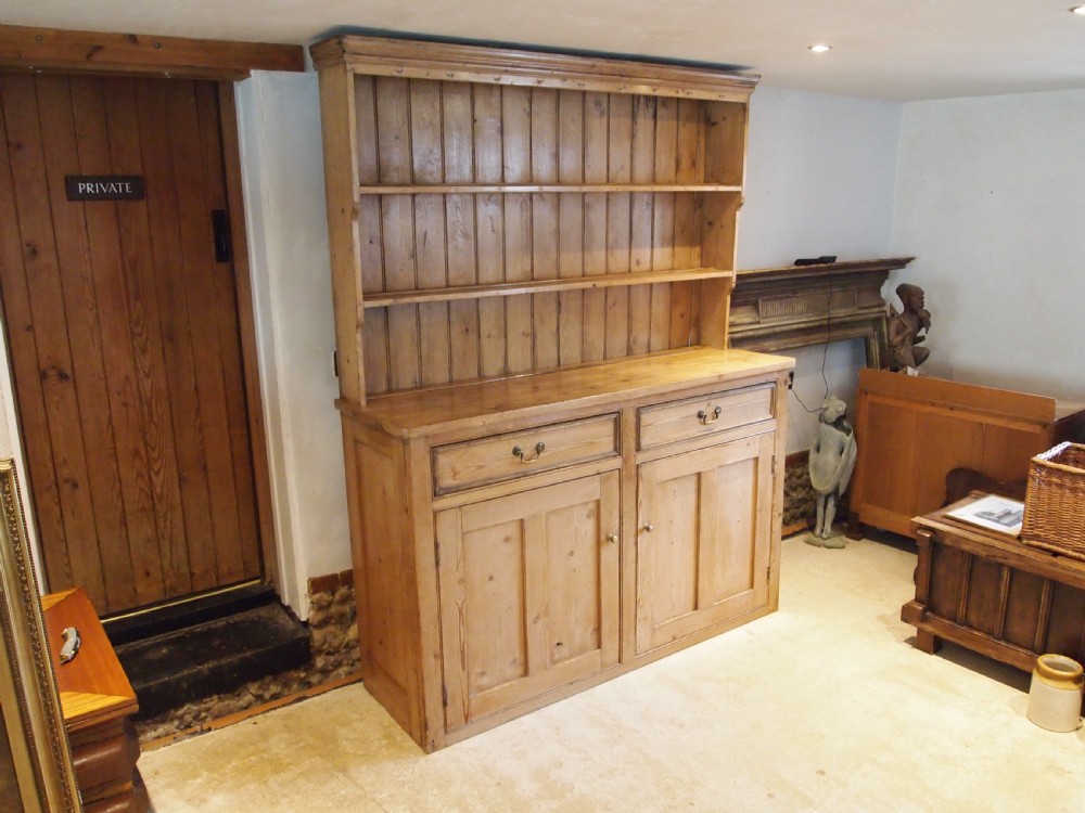 Dresser sideboard stunning Victorian Pine c1850 View IX