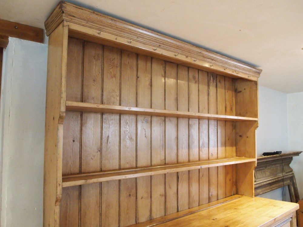 Dresser sideboard stunning Victorian Pine c1850 View X