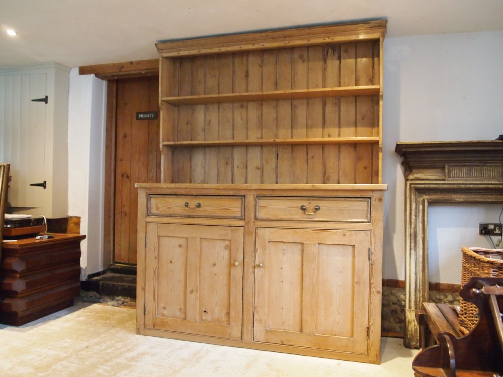 Dresser sideboard stunning Victorian Pine c1850 View XI
