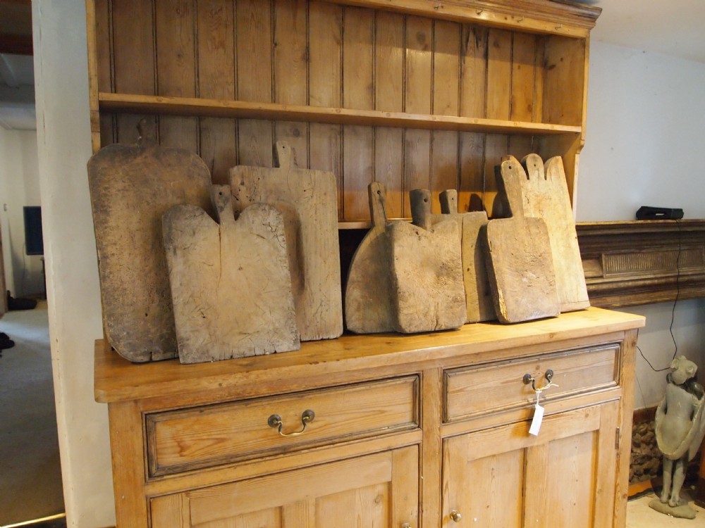 Collection of eight 18th/19th century chopping boards View III