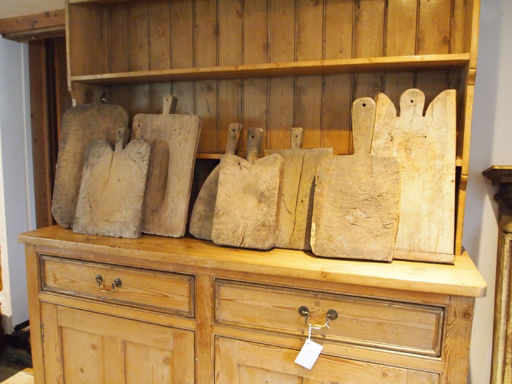 Collection of eight 18th/19th century chopping boards View V