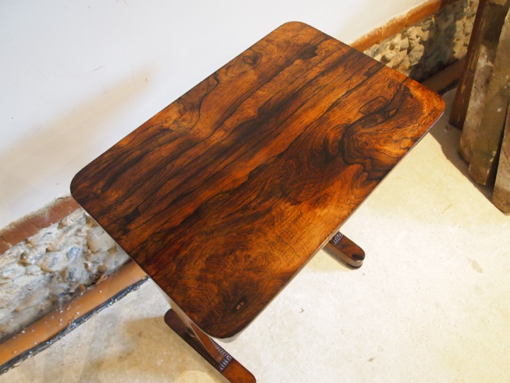 Table rare fine Rosewood attributed to Gillow & Co elegant c1825 View III