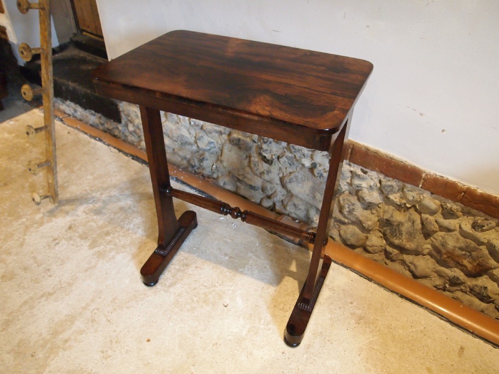 Table rare fine Rosewood attributed to Gillow & Co elegant c1825
