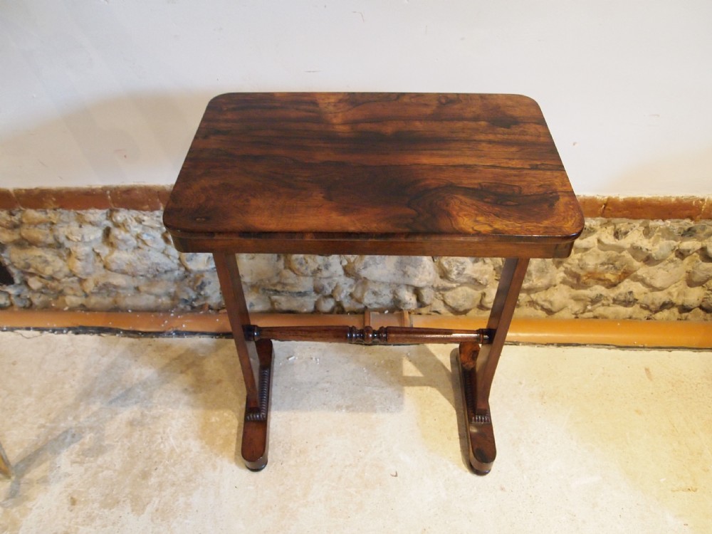 Table rare fine Rosewood attributed to Gillow & Co elegant c1825 View IV
