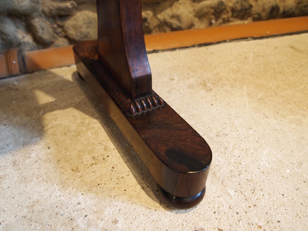 Table rare fine Rosewood attributed to Gillow & Co elegant c1825 View V