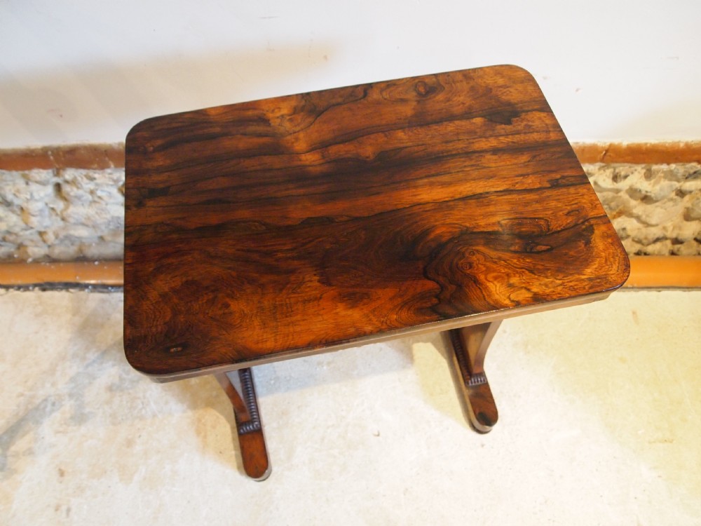 Table rare fine Rosewood attributed to Gillow & Co elegant c1825 View VIII