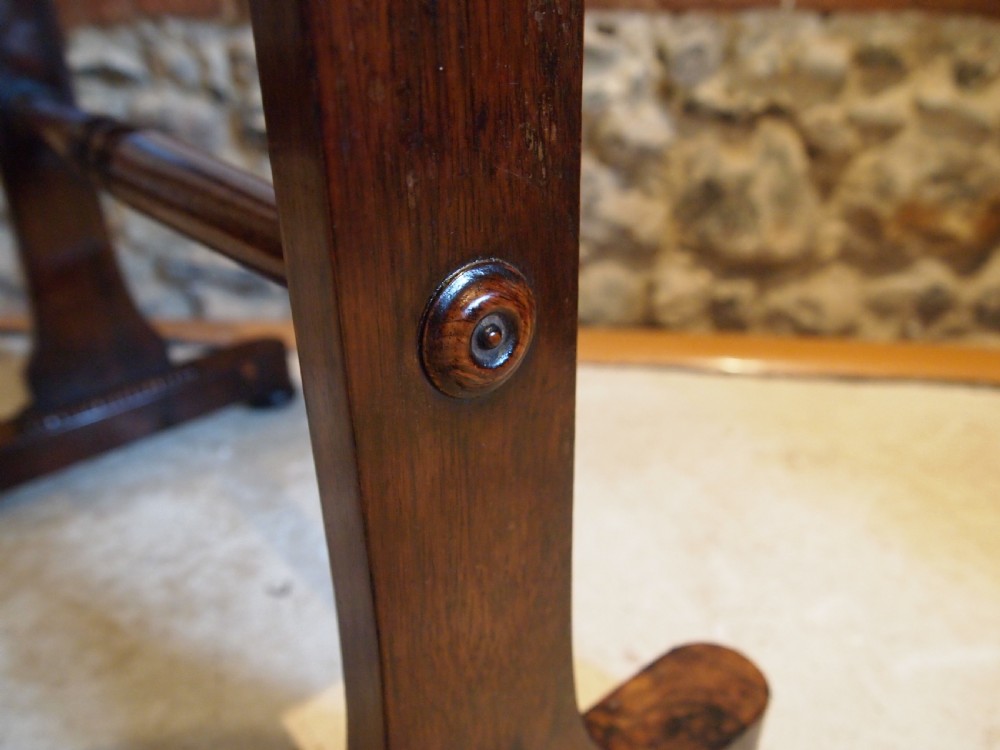 Table rare fine Rosewood attributed to Gillow & Co elegant c1825 View X