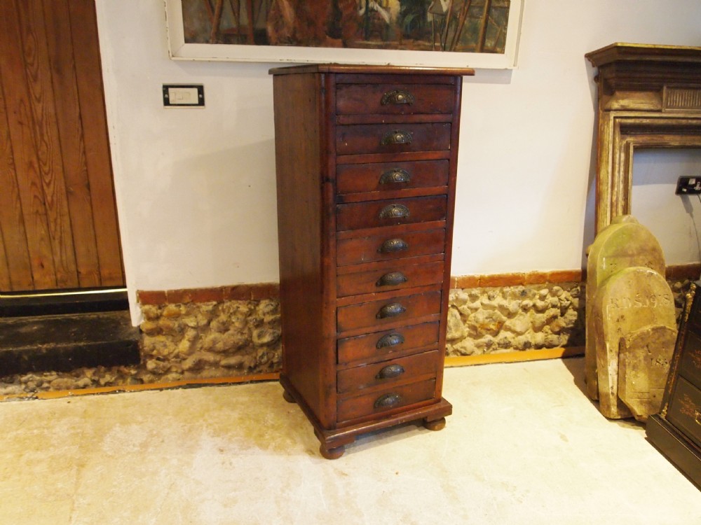 Chest of drawers industrial rustic Victorian c1890