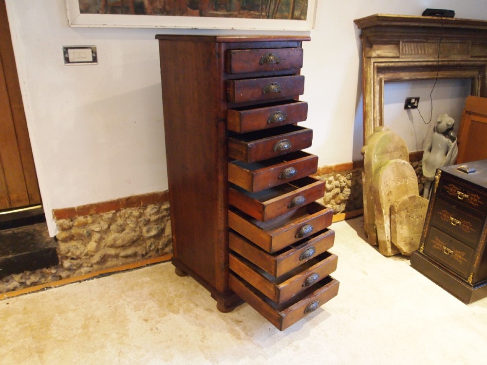 Chest of drawers industrial rustic Victorian c1890 View II