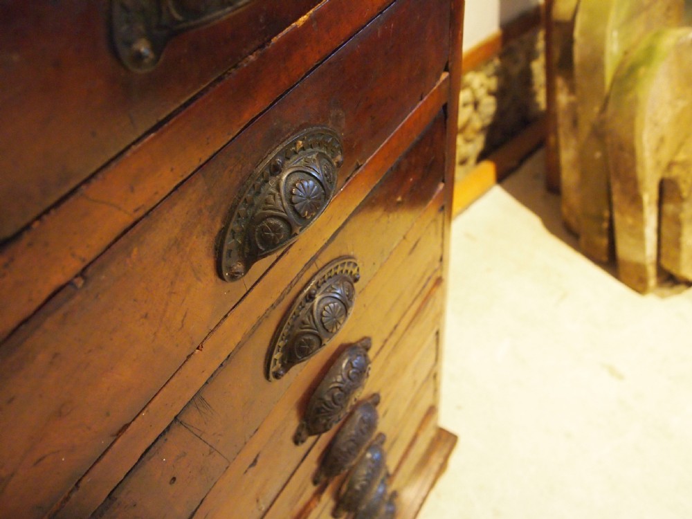 Chest of drawers industrial rustic Victorian c1890 View III
