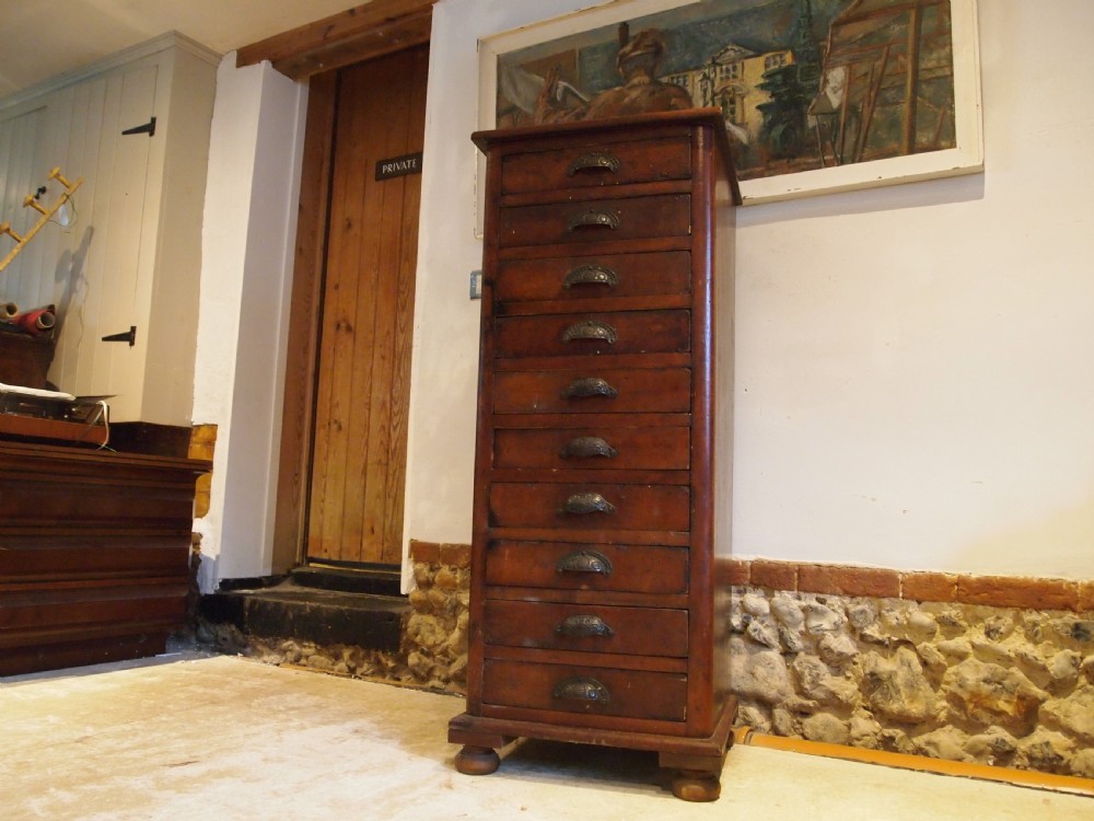 Chest of drawers industrial rustic Victorian c1890 View VI
