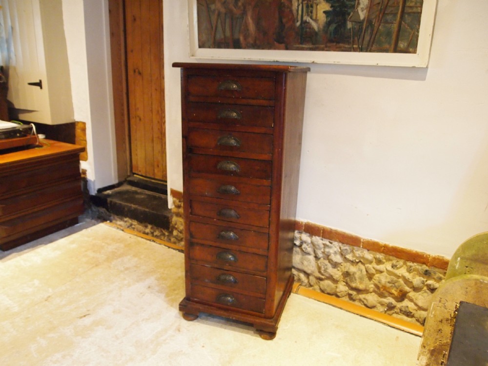Chest of drawers industrial rustic Victorian c1890 View VII