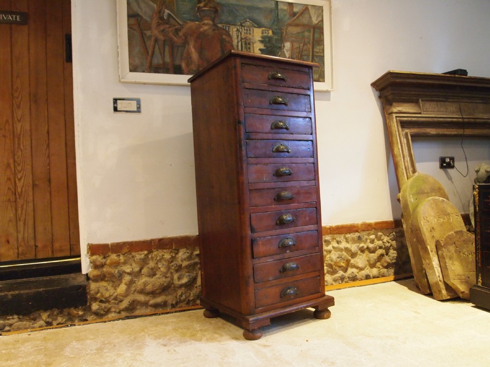 Chest of drawers industrial rustic Victorian c1890 View IX