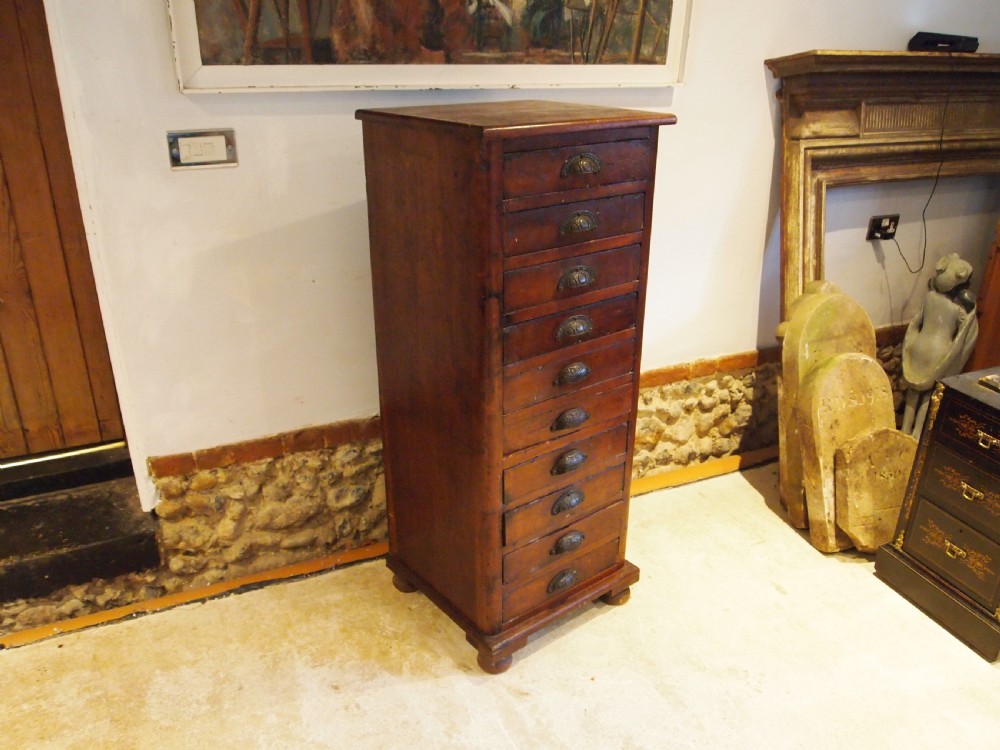 Chest of drawers industrial rustic Victorian c1890 View X