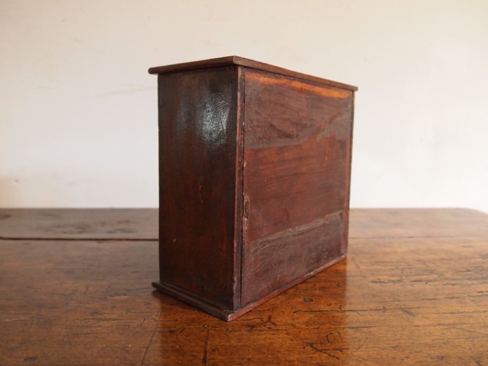 Rare George III Miniature Mahogany chest of drawers with Cert c1800 View IV