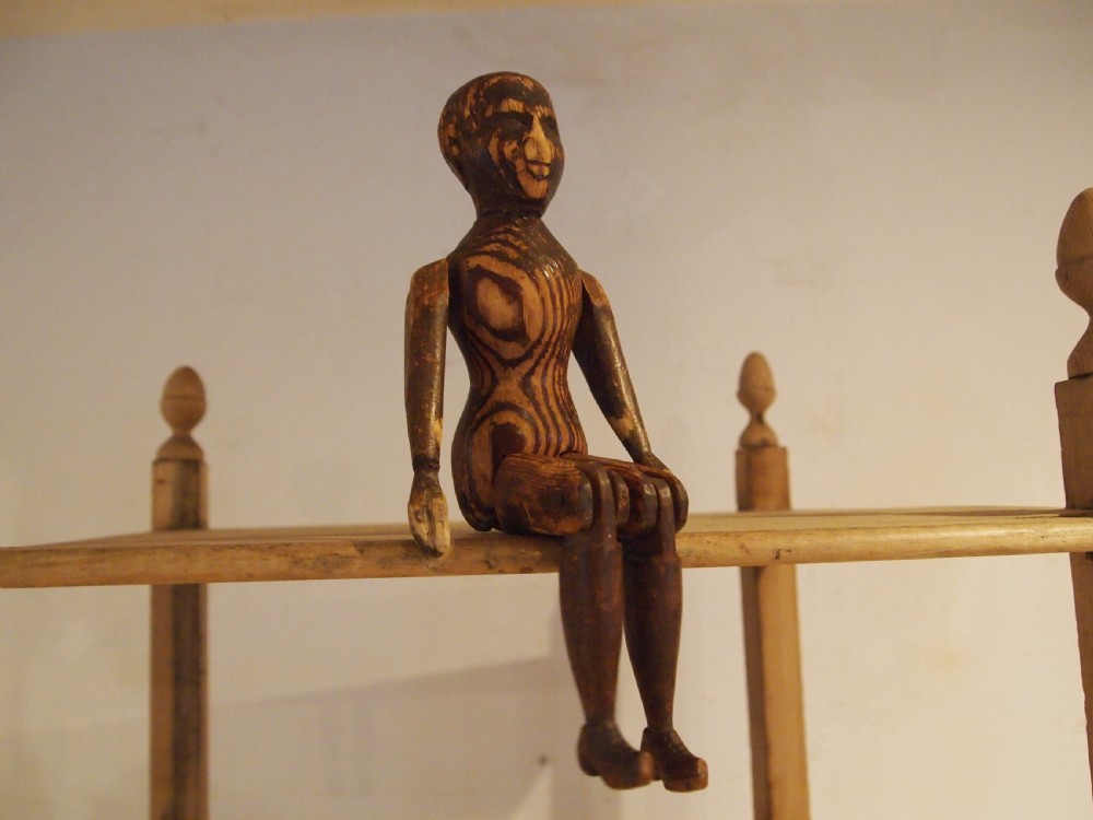 Rare artist lay figure Victorian Pine mannequin c1890