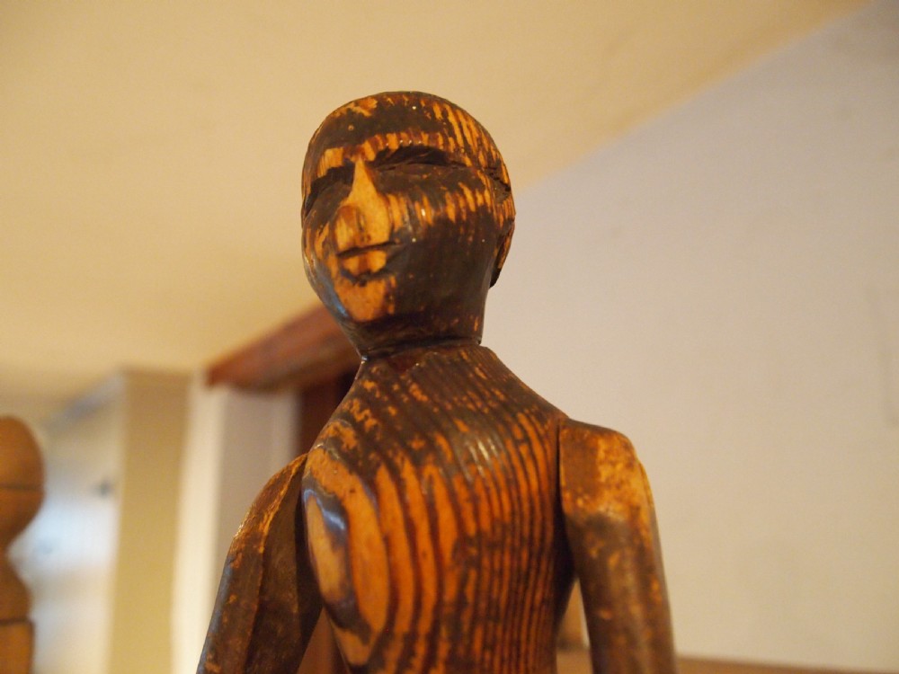 Rare artist lay figure Victorian Pine mannequin c1890 View II