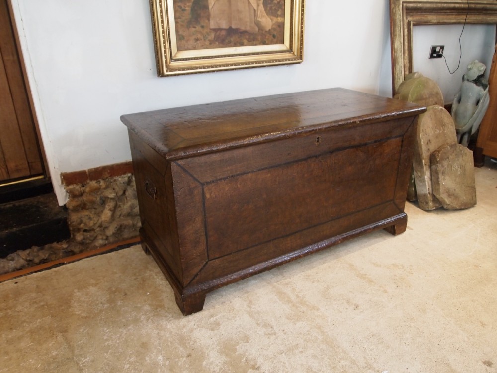 Chest rare George IV blanket chest original paint c1820 View II