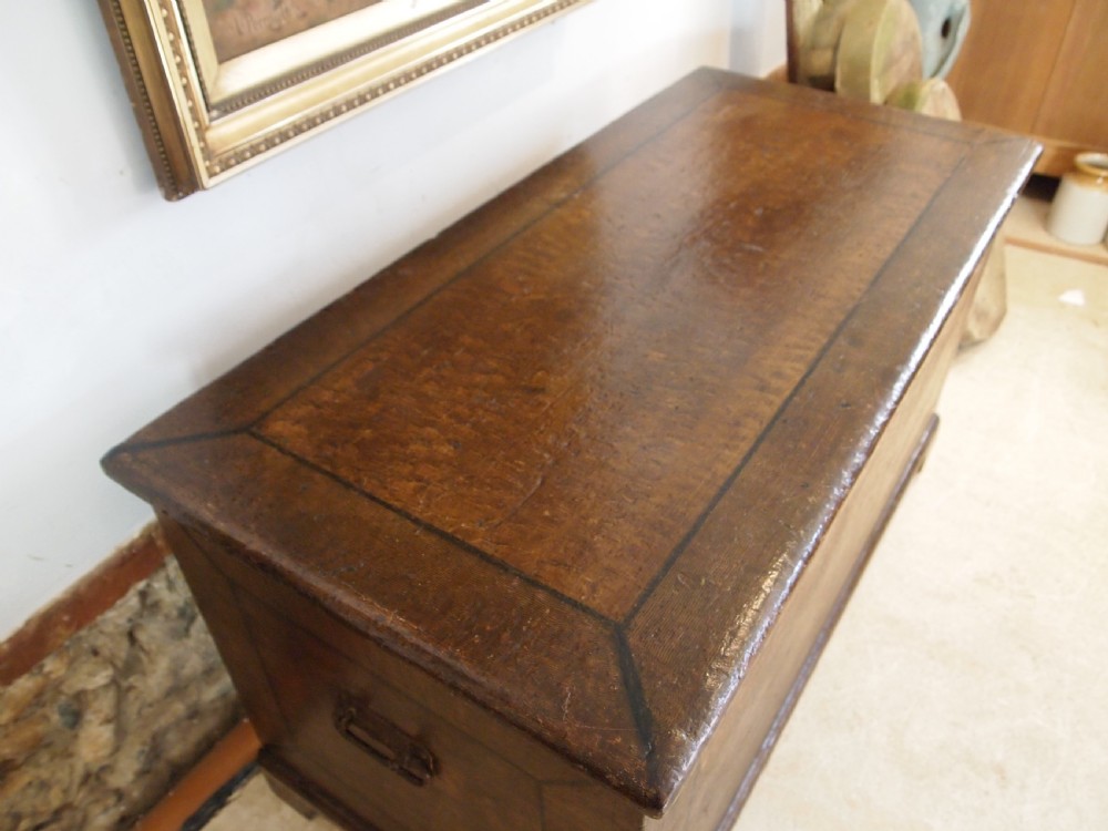 Chest rare George IV blanket chest original paint c1820 View III
