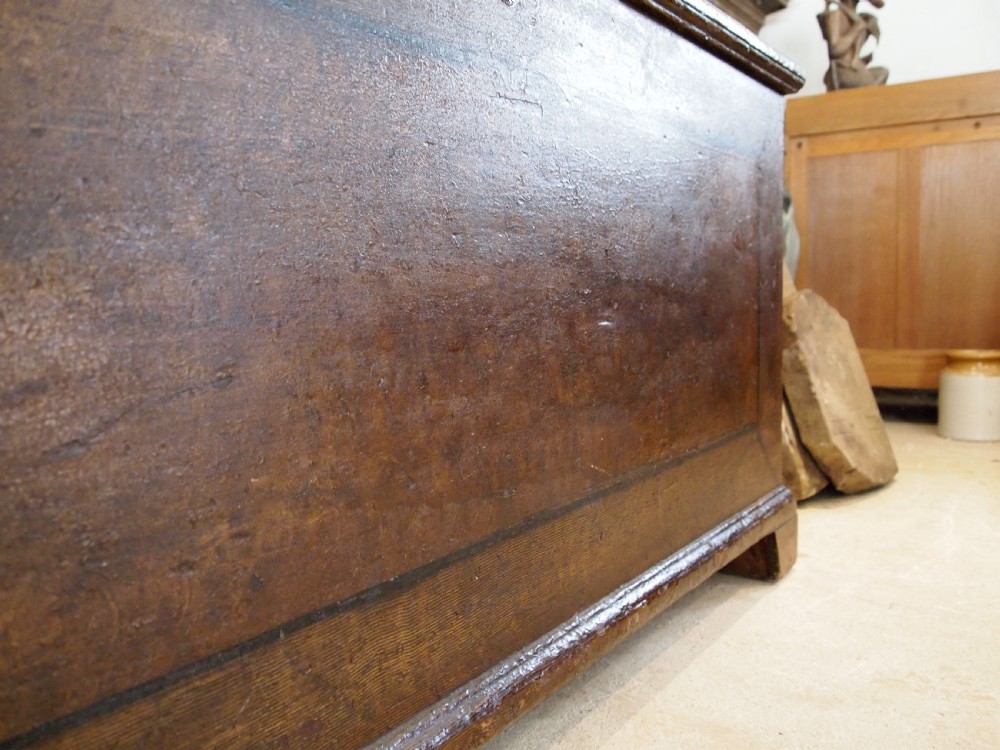 Chest rare George IV blanket chest original paint c1820 View VIII