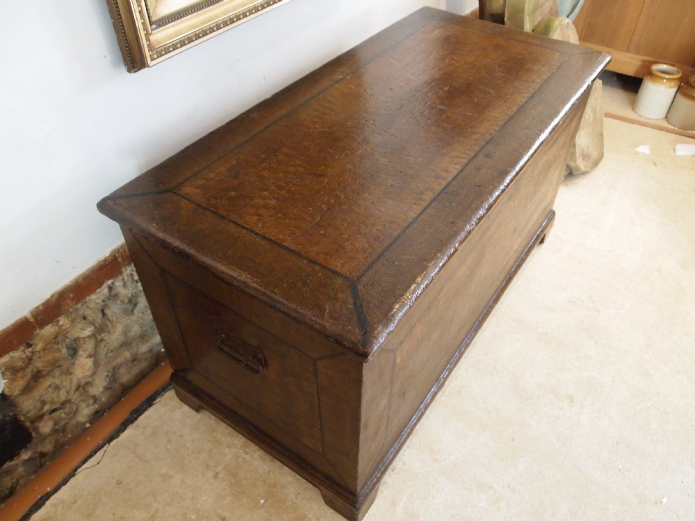 Chest rare George IV blanket chest original paint c1820 View X