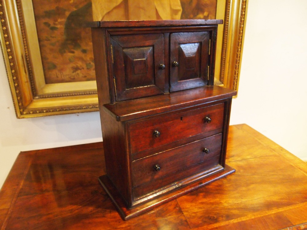 Dresser Victorian miniature Mahogany c1880  View II