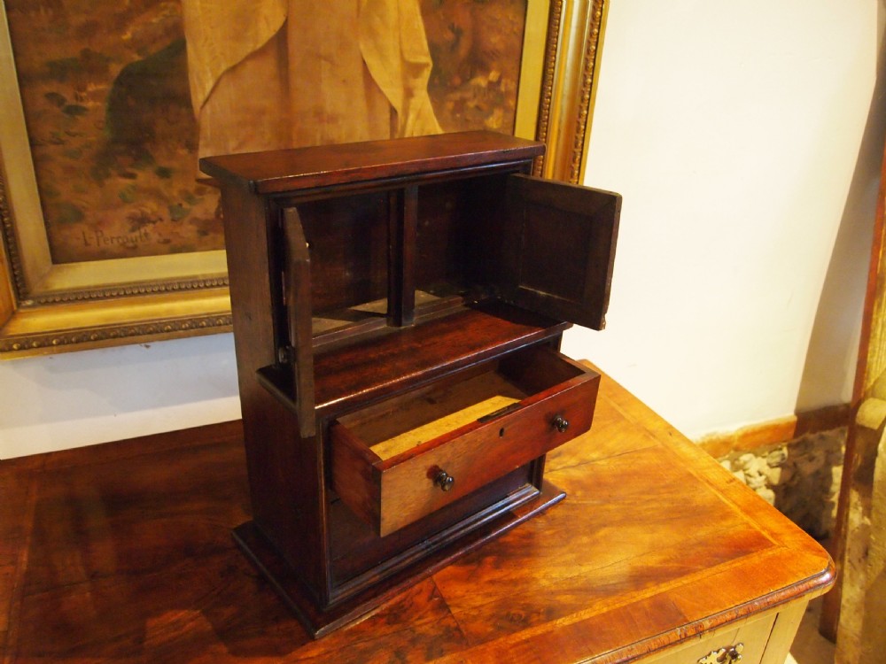 Dresser Victorian miniature Mahogany c1880  View VIII