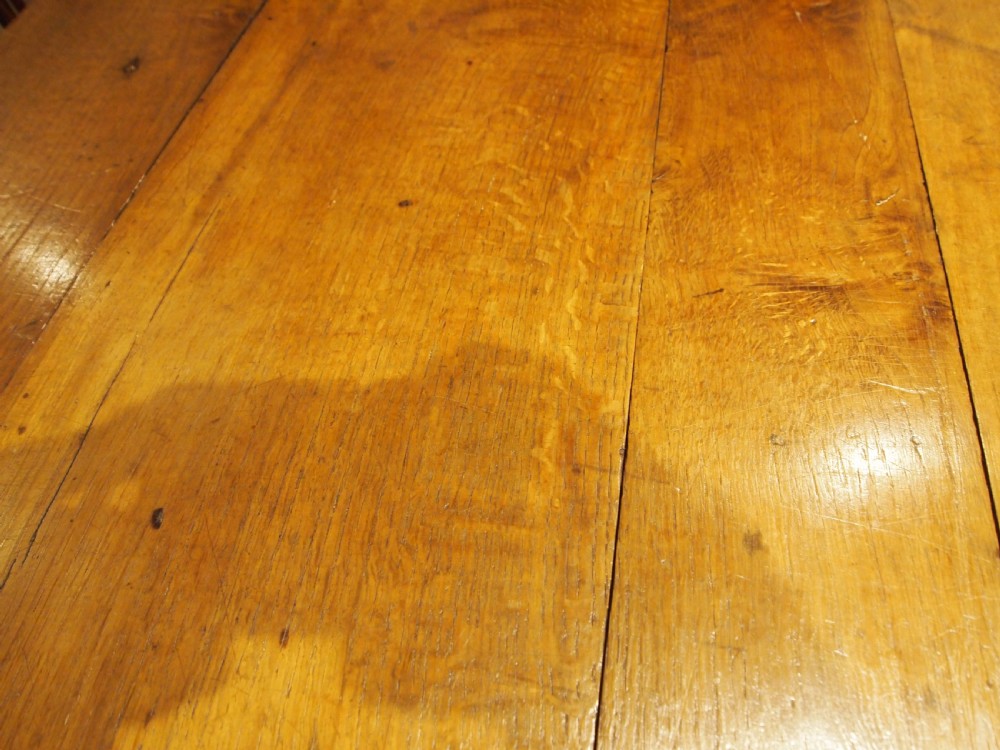 Table rare refectory farmhouse dining George III Oak top comes off c1800 View VI