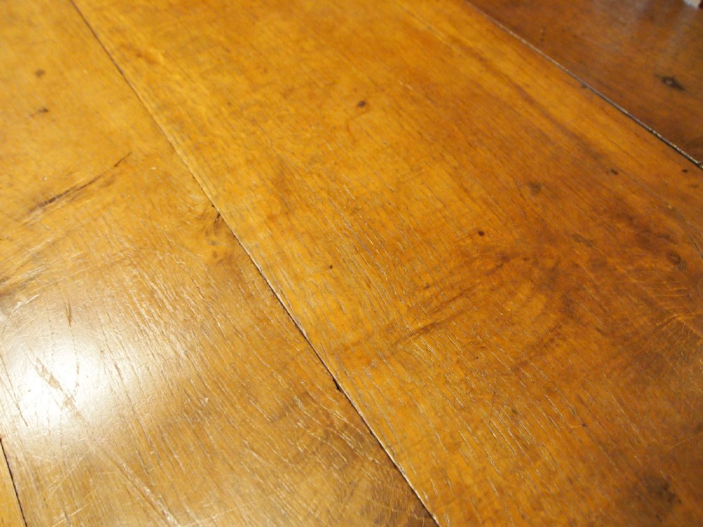 Table rare refectory farmhouse dining George III Oak top comes off c1800 View X