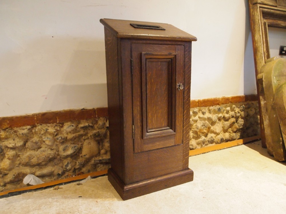 Letter box post box rare Victorian Country House Oak c1880 View IX