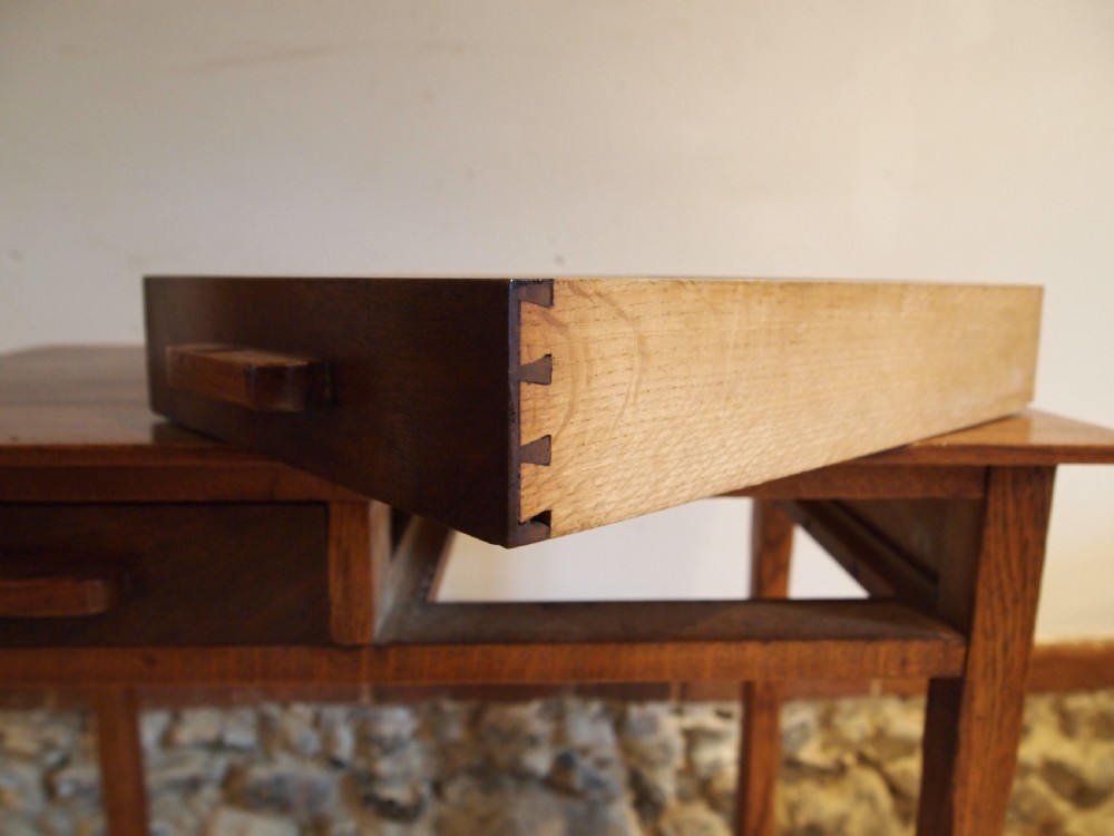 Table Arts & Crafts Cotswold School Oak Walnut c1920 View III